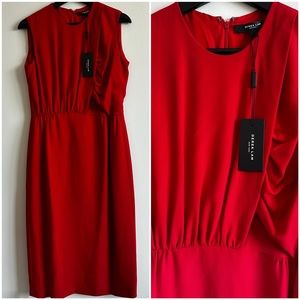 Derek Lam Ruched Bodice Silk Dress